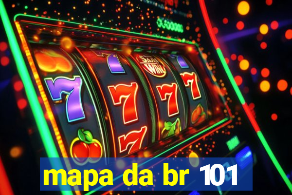 mapa da br 101